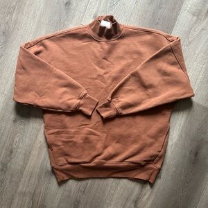 BNWOT TNA Mock Neck Sweatshirt with Pockets